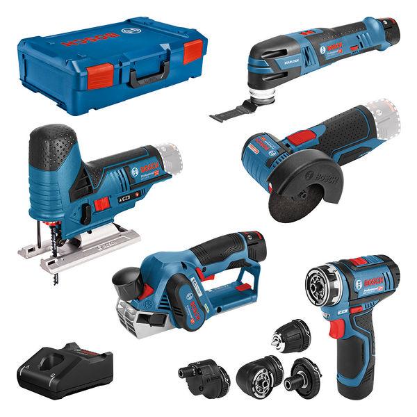 KIT 5 OUT 12V GSR12V-15 FC+GOP 12V-0615A0017D BOSCH ELECTROPORTATIF  [0615A0017D]