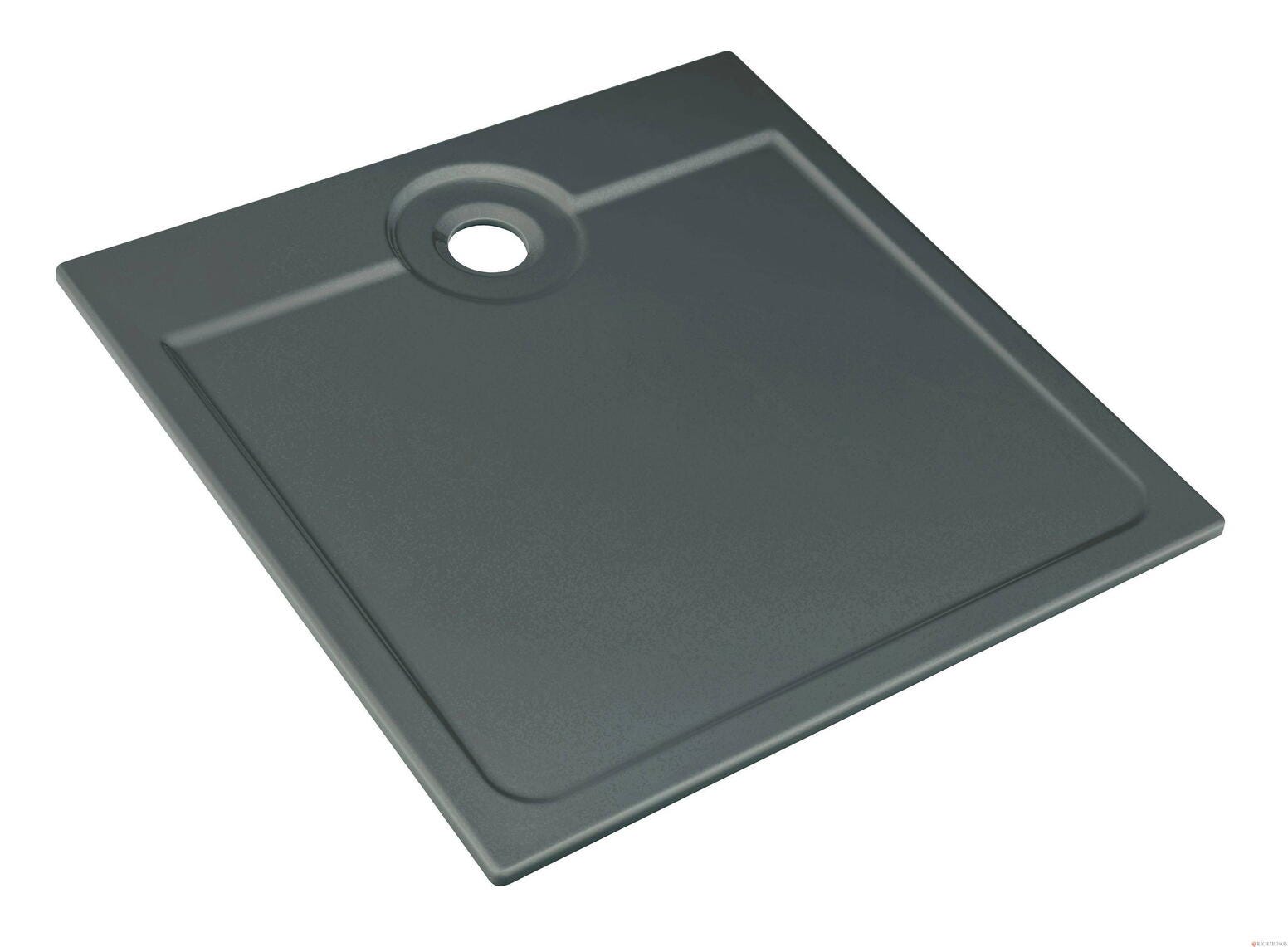 LATITUDE - Receveur carré ultraplat à encastrer