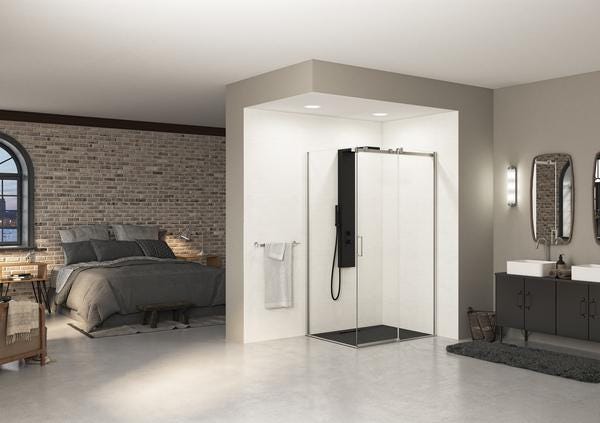 PAROI EKINOX F  90 PROFILE INOX   PA4282ITNEG AQUAPRODUCTION KINEDO  [PA4282ITNEG]