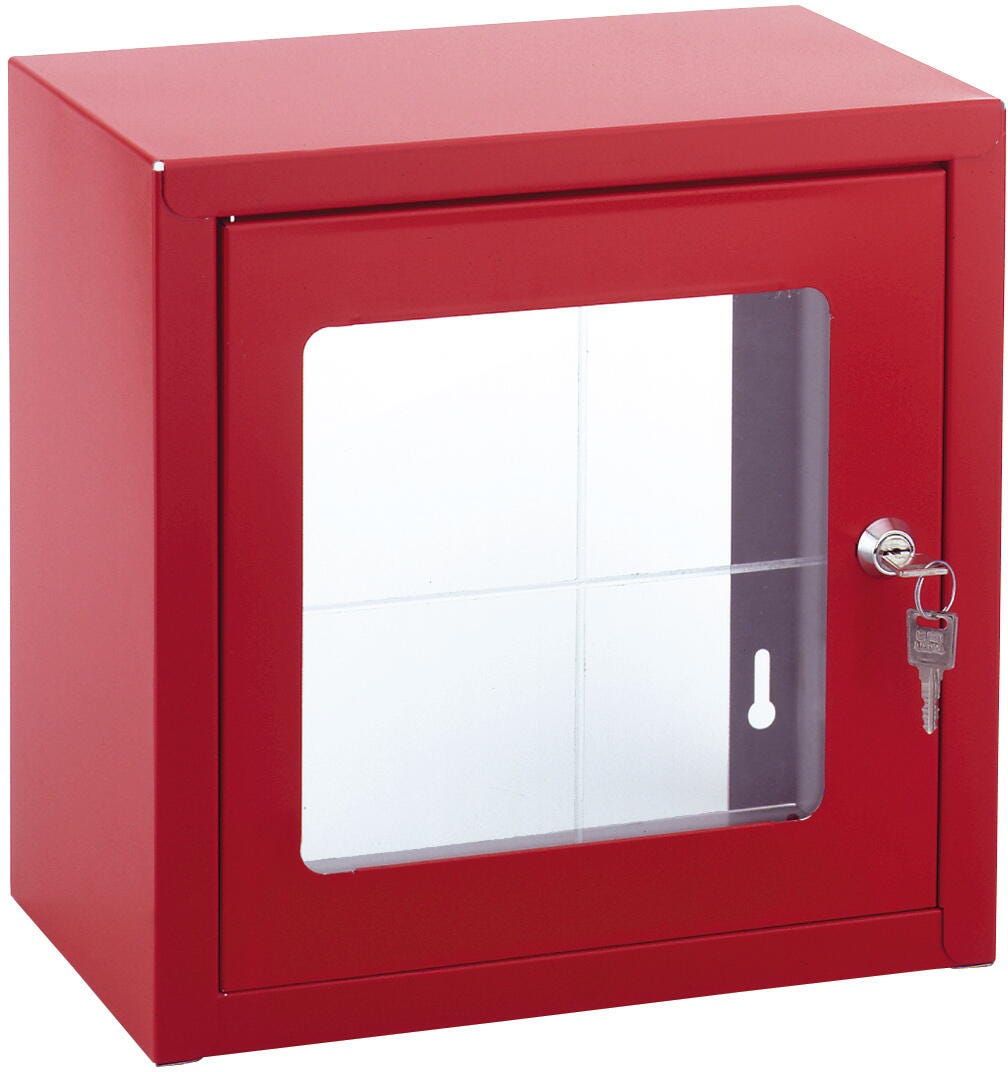 COFFRET DE SECURITE - Boîte sous verre dormant