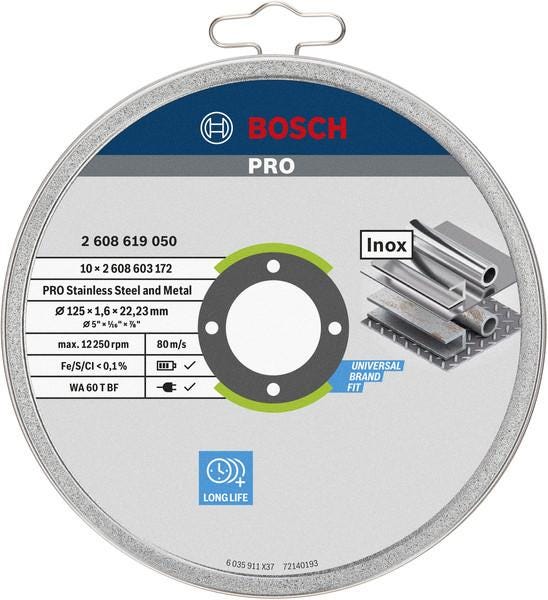 DISQUE A TRONÇONNER - Standard for Inox