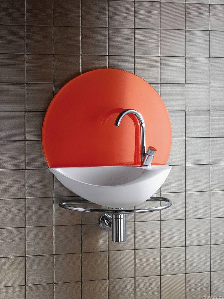 BULLI - Lave-mains compact avec porte-serviettes