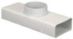 CONDUIT RECTANGULAIRE RIGIDE - Pour réseau équivalent Ø 80 ou 100 mm