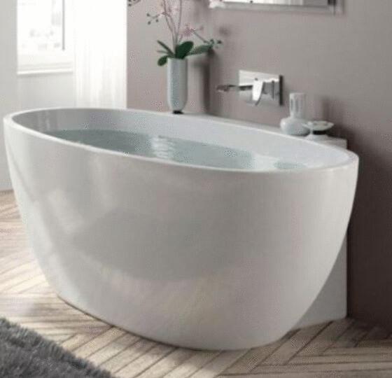 AGATA - Baignoire îlot monobloc ovale