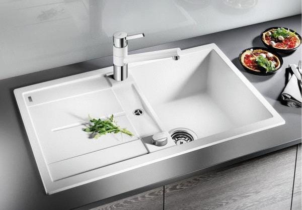EVIER 1C.BLANCOMETRA 45S BLANC AUTO    513028 BLANCO  [513028]
