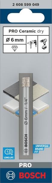 FORET DIAMANTE EXPERT CERAMIC 6MM  2608599049 BOSCH ELECTROPORTATIF  [2608599049]