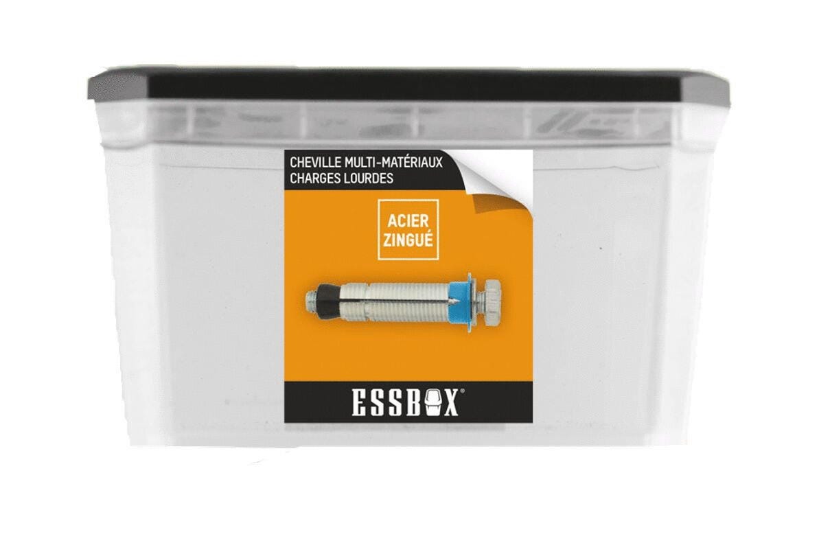 CHEVILLE METALLIQUE - X-MAX BOLT - Multi-matériaux - Charges lourdes - Essbox