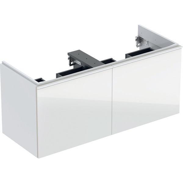 MEUBLE SP ACANTO L120 2T   BLANC 500.613.01.2 GEBERIT