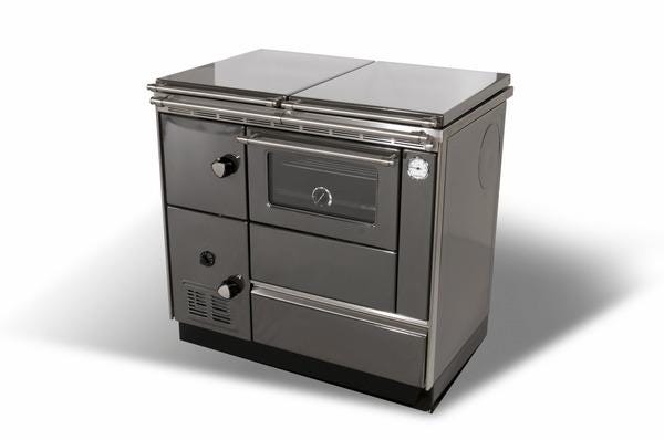CUISINIERE BOIS ELEGANCE 13.8KW ANTH. 526352