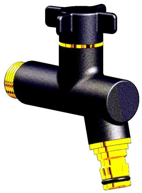 ROBINET D'EXTERIEUR OSLO - Vertical M 1/2"