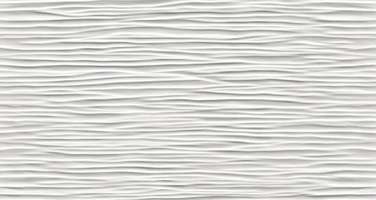 CAR. 3D WAVE WHITE MATT 30,5X56          9D5W
