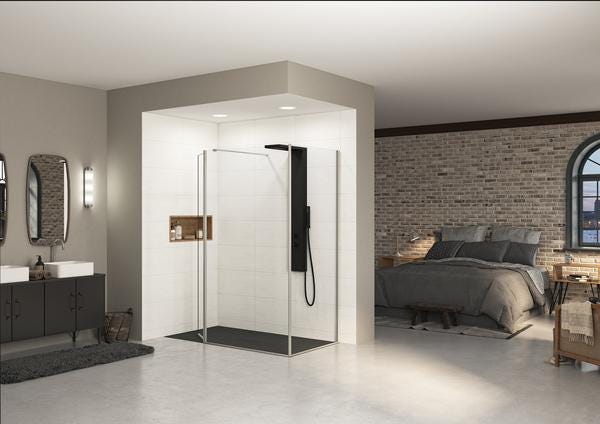 PAROI EKINOX RENVOI ANGLE 100 INOX PA4263ITNE AQUAPRODUCTION KINEDO