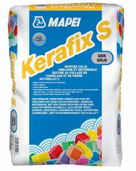 MORTIER COLLE KERAFIX BLC SAC 25KG     005825 MAPEI