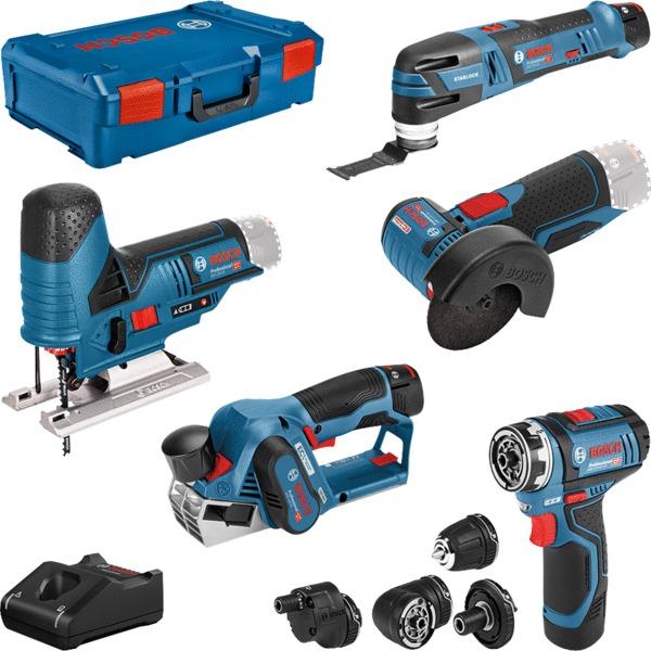 KIT 5 OUT 12V GSR12V-15 FC+GOP 12V-0615A0017D BOSCH ELECTROPORTATIF  [0615A0017D]