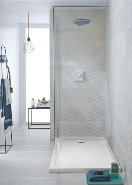 PRIMA STYLE AD - Receveur carré ultraplat à poser/encastrer