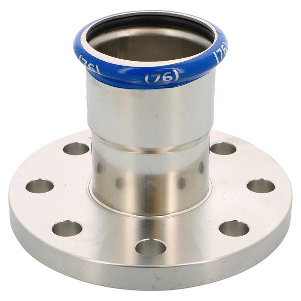 BRIDE FEMELLE A SERTIR INOX D 76,1 MM INBRI76