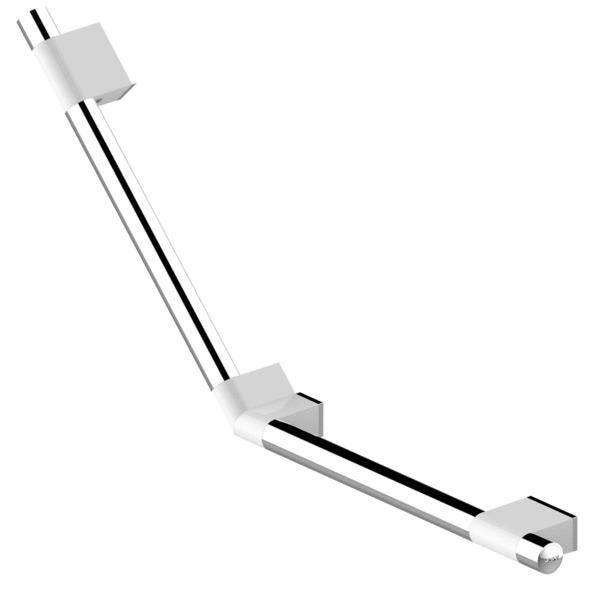 BARRE D'APPUI 135 ONYX DUO BLC 45X45 11817-LS AKW INTERNATIONAL  [11817-LS]