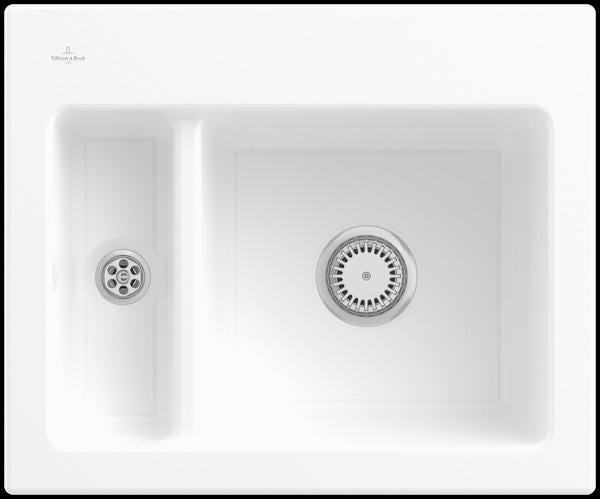 EVIER SUBWAY 60 XM 620X510 BLC.BR VB 678001R1 VILLEROY BOCH  [678001R1]