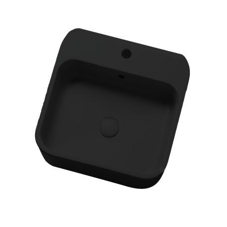 LAVABO COSA NOIR 48X48   BLACK/MAT COSA484813 ONDYNA  [COSA484813] 