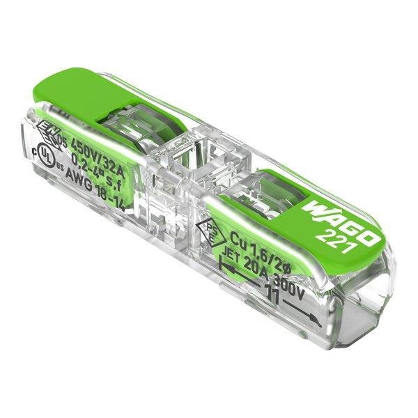 BORNE 2X4MM2 INLINE SPLE ET RIG.BT60 221-2431 WAGO  [221-2431]