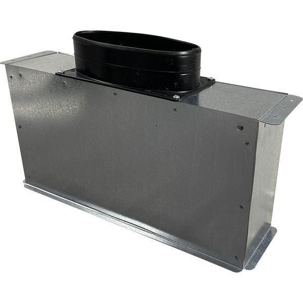 PLENUM ISO MTL SORTIE ARR-LAT 400X200 PGM4020