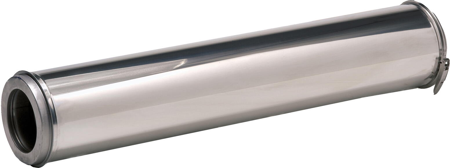 CONDUIT POLYCOMBUSTIBLE INOX 316/GALVA ISOLE - Opsinox - Double paroi - Isolation laine de roche