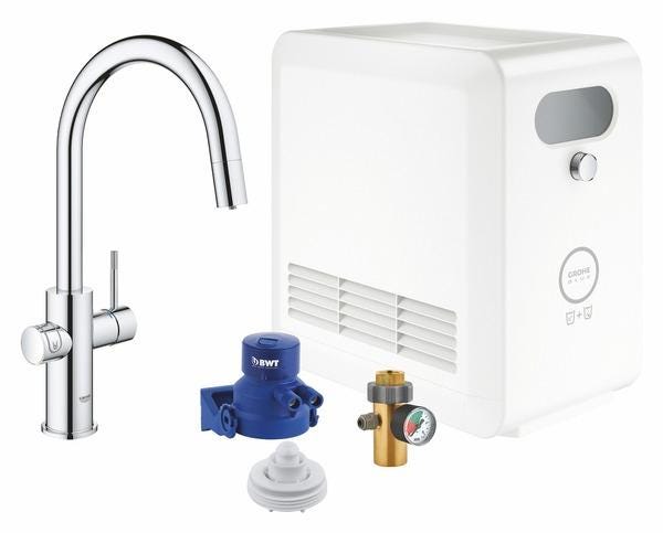 MITIGEUR BEC BLUE C-SPOUT PULL-OUT   31325002 GROHE  [31325002]