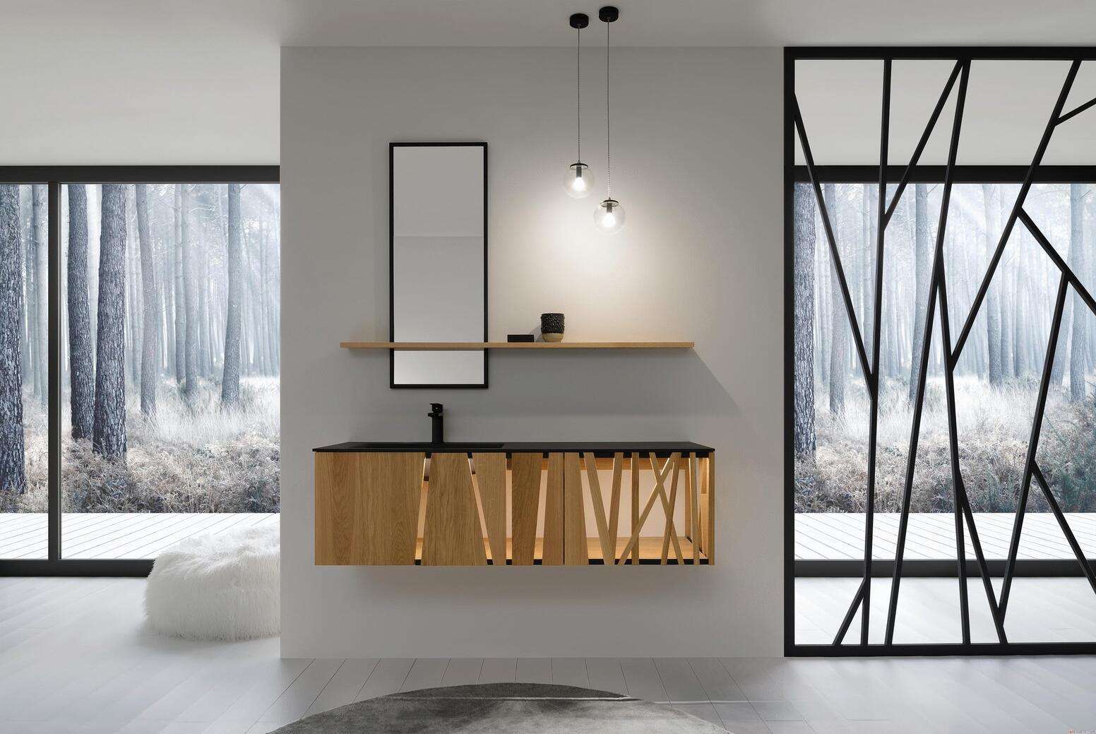 COMPOSITION LUMEN - Meuble partie haute