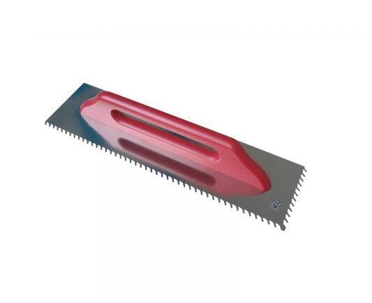 PLATOIR - Denté 43 x 13 cm avec poignée en bois ciré