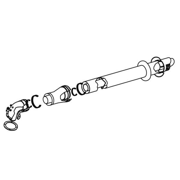 KIT SORTIE HORIZONTAL 80/125       CGAS000322 DOMUSA  [CGAS000322]