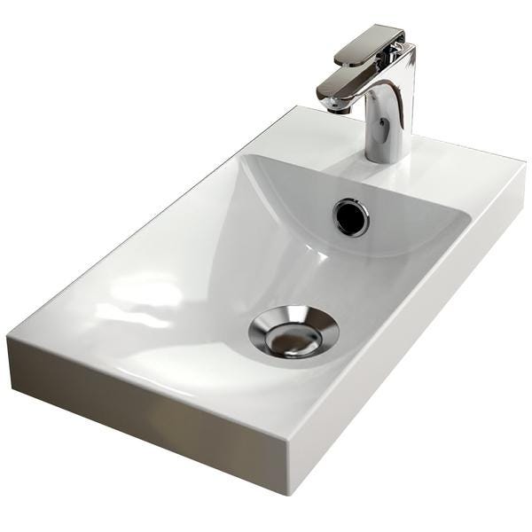 LAVE-MAINS PALERME 40X22CM BLANC     A0587042 NEOVA  [A0587042]