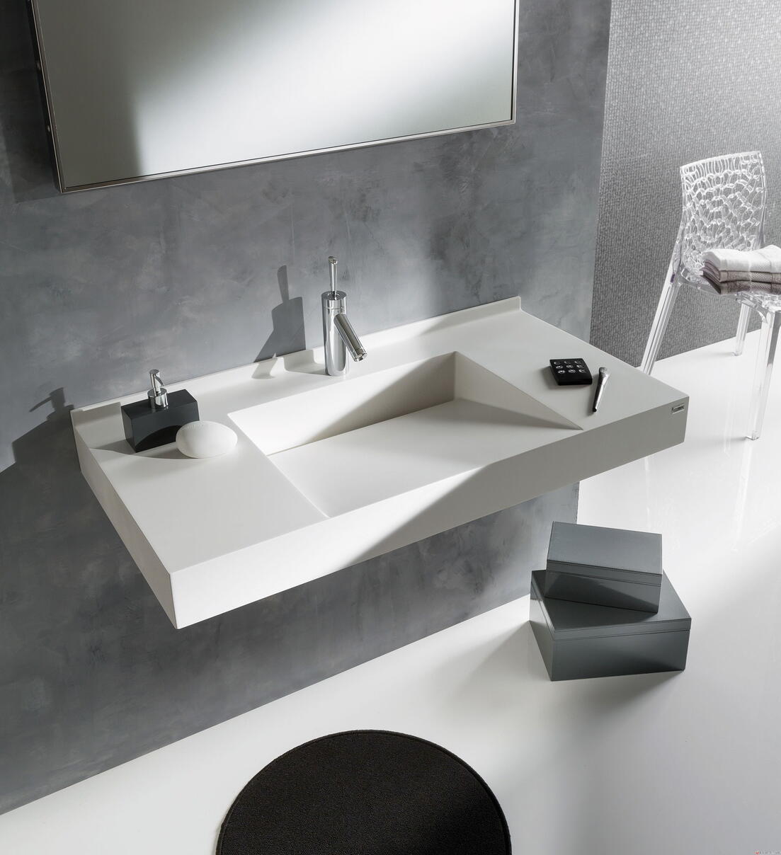 TRIGO - Plan de toilette autoportant