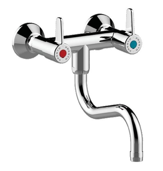 MELANGEUR MUR. BEC DESSOUS SAILLIE 20CM 70842 PRESTO LES ROBINETS  [70842]