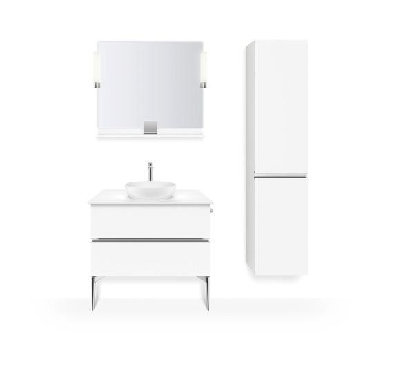 VASQUE POS.SIVIDA D40CM BLC SATINE 2660003200 DURAVIT  [2660003200]