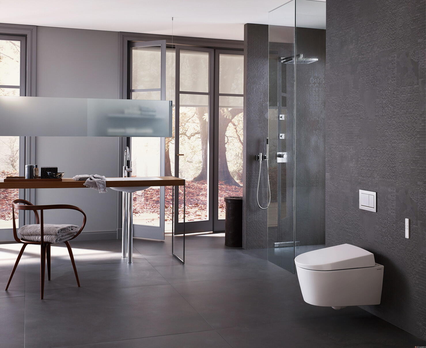 AQUACLEAN - Sela - WC douche avec cuvette suspendu