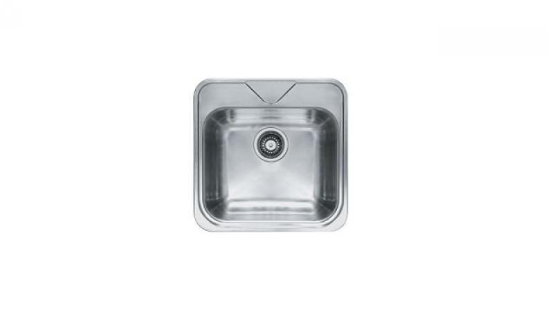 QUADRA - Bassin inox à encastrer