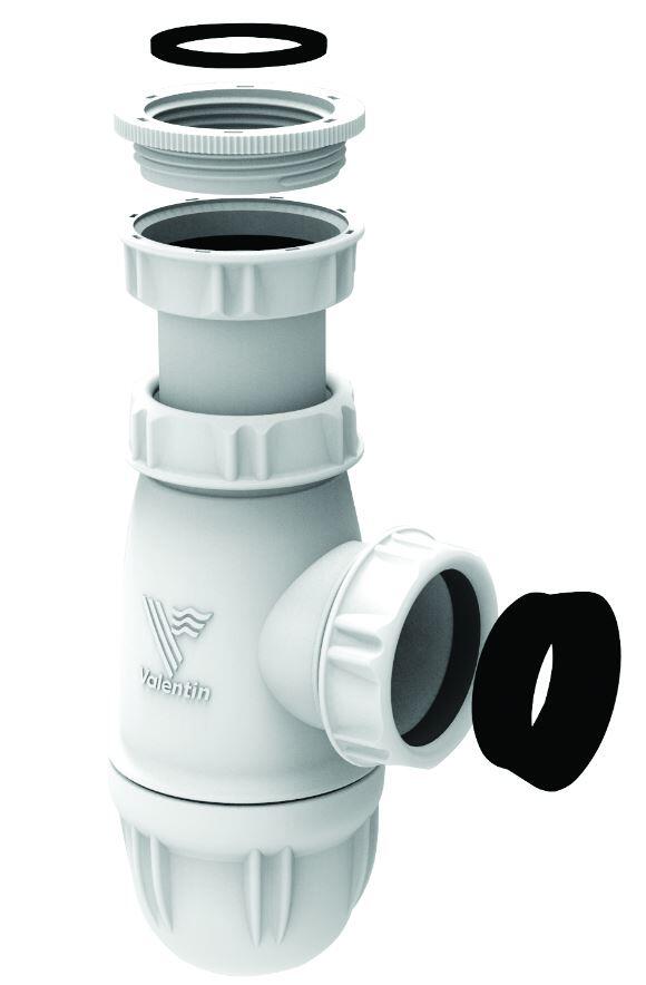 SIPHON - Siphon universel entrée 1"1/2 et 1"1/4 sortie D32 et 40 mm