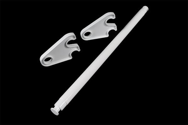 KIT BARRE PORTE SERVIETTE L500MM       094327