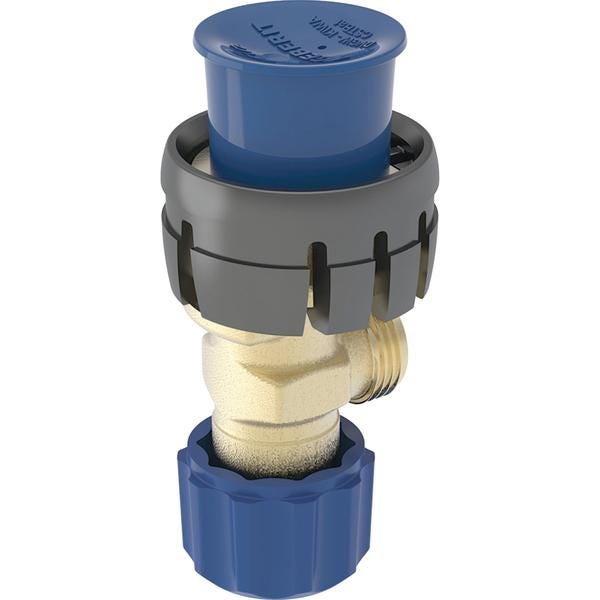 ROBINET EQUERRE RESISTANT A VOLANT CLIPSE POU GEBERIT  [246.175.00.1]