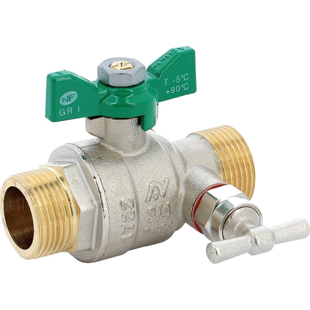 VANNE SPHERE MM+PURGE MP.VRTE NF  1"   545006 SFERACO  [545006] 