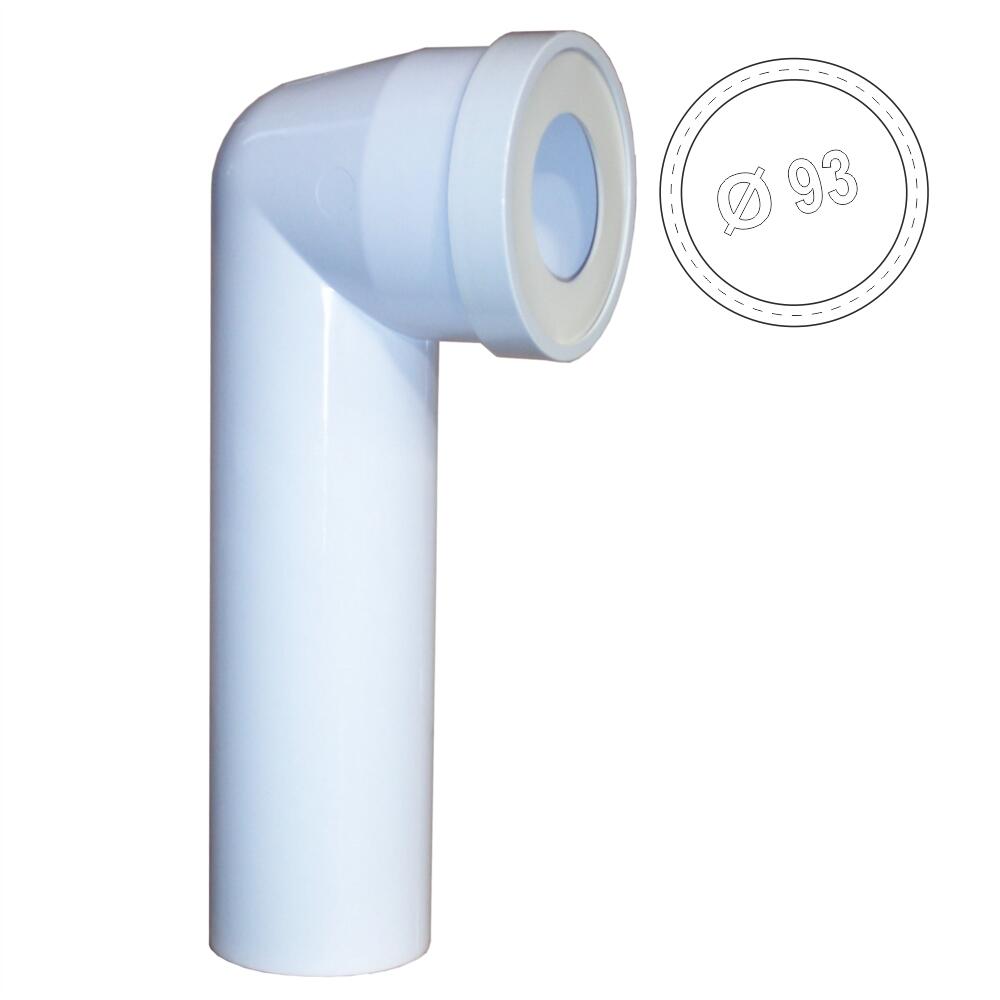 PIPE POUR WC EN PVC - Longue