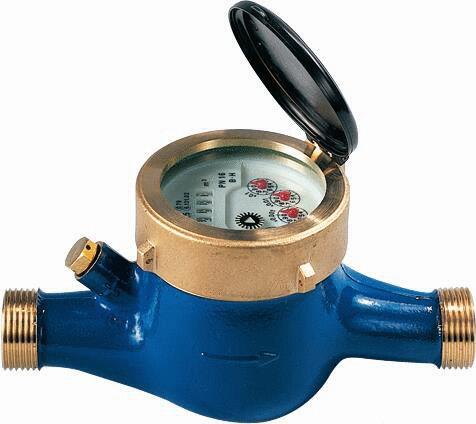 COMPTEUR D'EAU - 1ère prise MM - Compteur de vitesse à turbine à à jets multiples - Cadran noyé