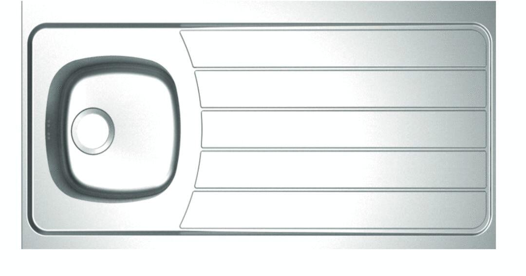 EVIER A POSER REVERSIBLE - ISÉO - Inox lisse 18/10
