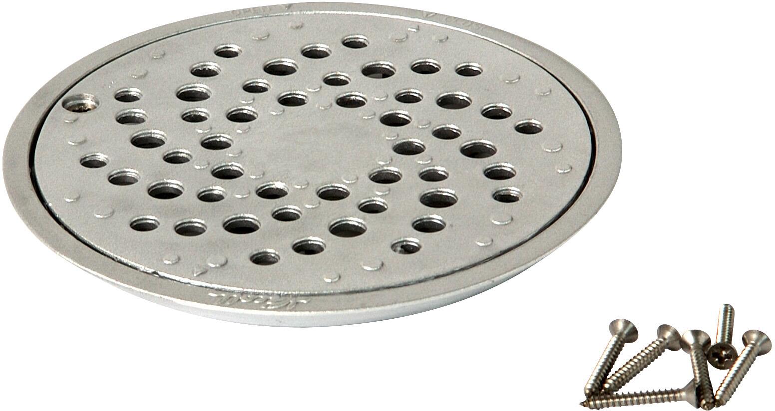 DOCIA - Ensemble grille aluminium + bride (avec 7 vis)