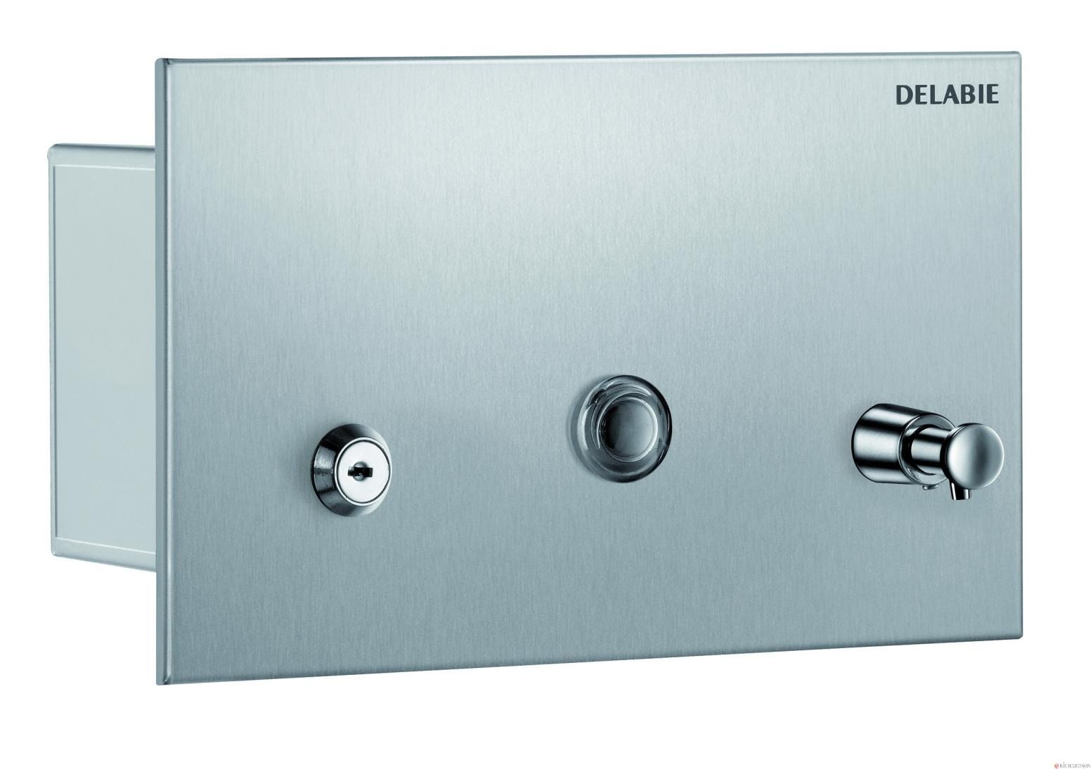 DISTRIBUTEUR SAVON 1L ENCAST. INOX    510711S DELABIE G ET J  [510711S] 