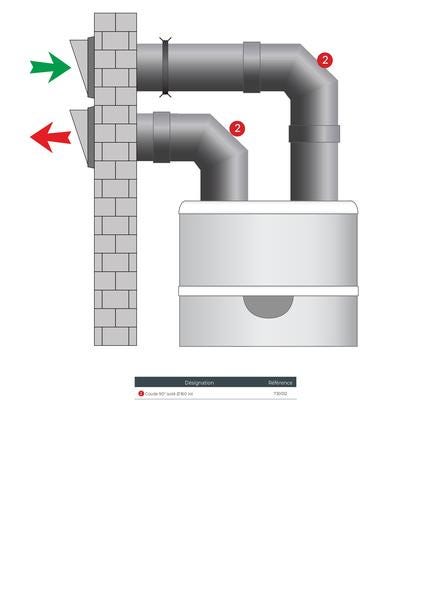 COUDE 160 ISOLE 90                     730012 INTUIS THERMO  [730012]