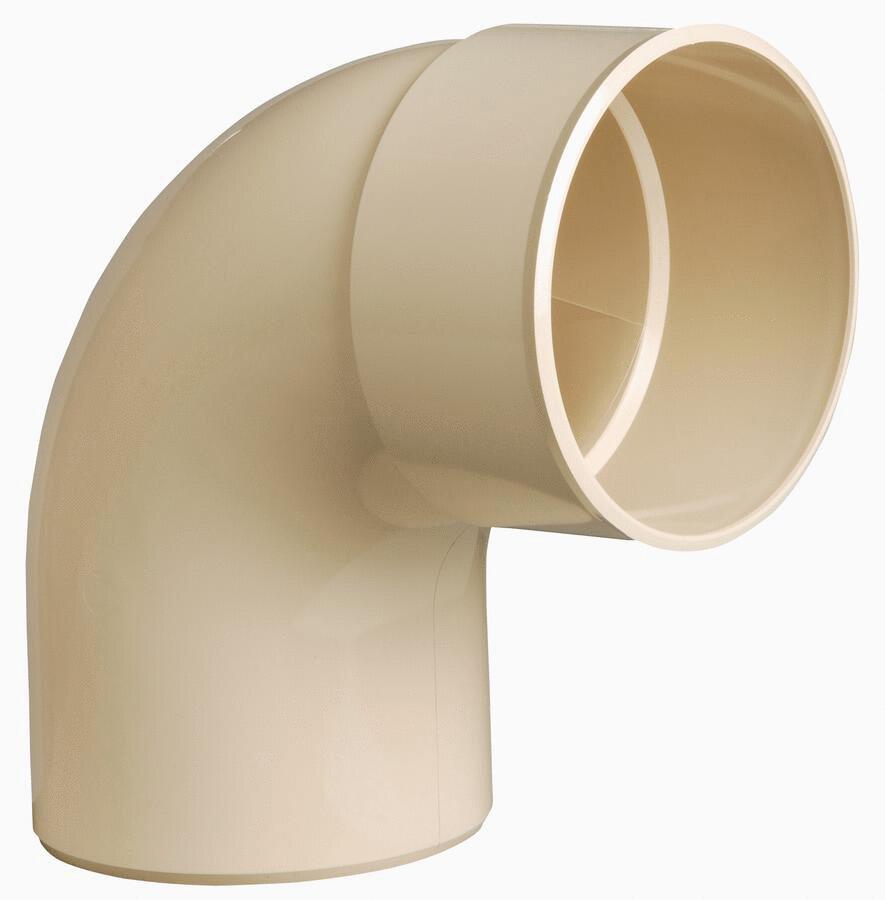 COUDE DEMI-RONDE - MF - 87°30