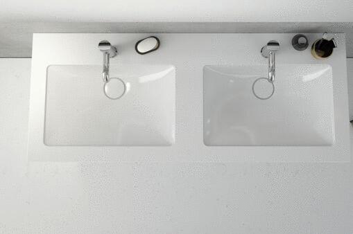 EXCLUSIVITES RICHARDSON PAR BURGBAD - Plan de toilette double vasques