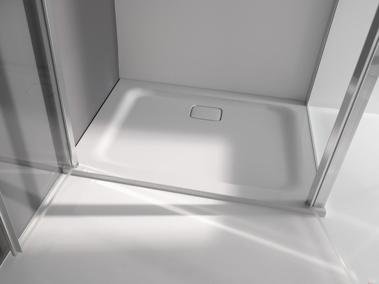 MYDAY - Receveur rectangulaire extra-plat à encastrer