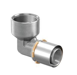 COUDE S-PRESS PLUS MULTICOUCHE - Coude 90° à sertir taraudé